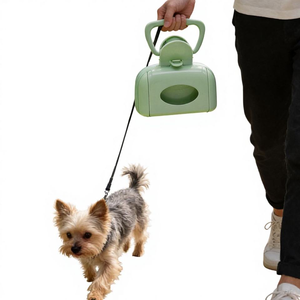 2026 Waterproof Dog Poop Bag Dispenser Travel Plastic Scooper with Customizable Color Factory Direct for Cats & Small Animals