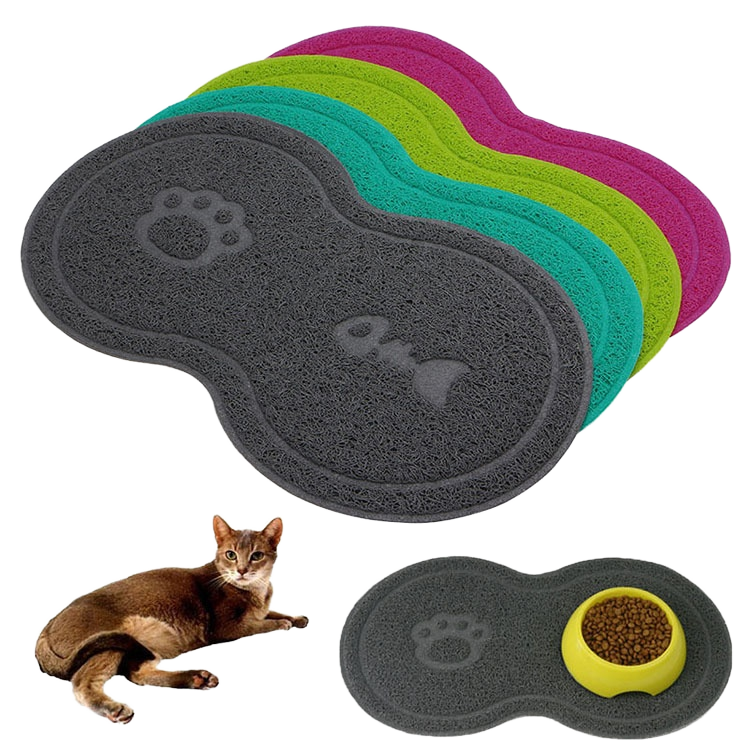 Modern Solid PVC Cat Litter Mat with Animal Pattern for All Seasons