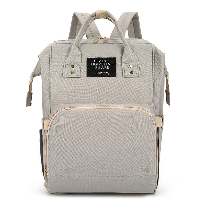 For Mother and Baby Backpack Waterproof Oxford Cloth Bottle Backpack for Caring for Babies