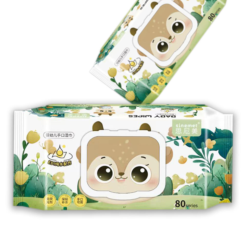 Hands and Mouth Hygiene, for Mothers and Infants Use Baby Wet Towels