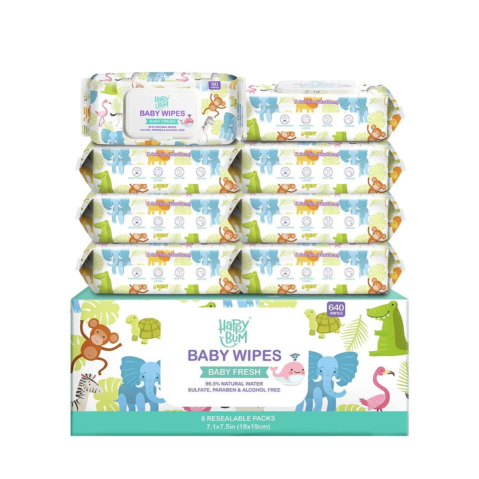Manufactory Customized Baby Wet Tissue Purified Water Baby Wipes Skincare Nature Baby Wipes for Newborn