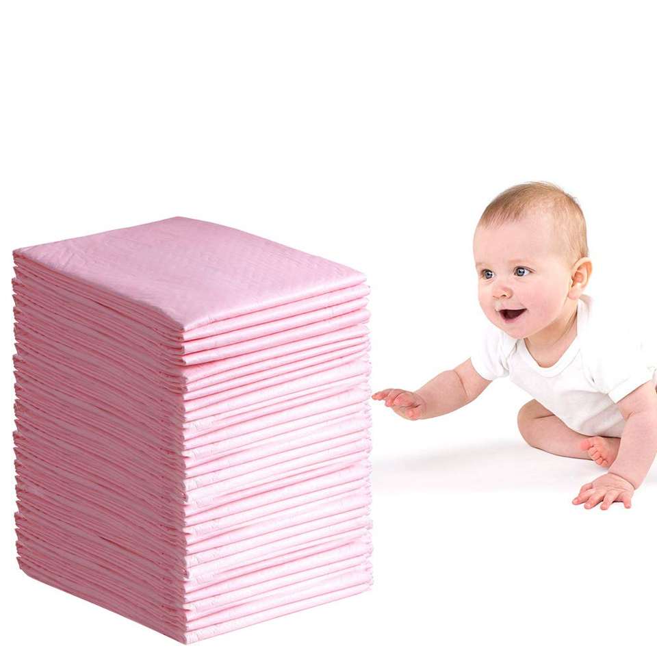 Hot Sell Super Softness Care High Absorbency Disposable Sheet Baby Changing Pad Under Pad Free Samples OEM ODM