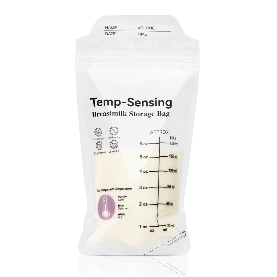 High Quality 200ml Breast Milk Storage Bags Disposable Self Standing Design Leak Proof Freezer Bags for Breastfeeding Mothers