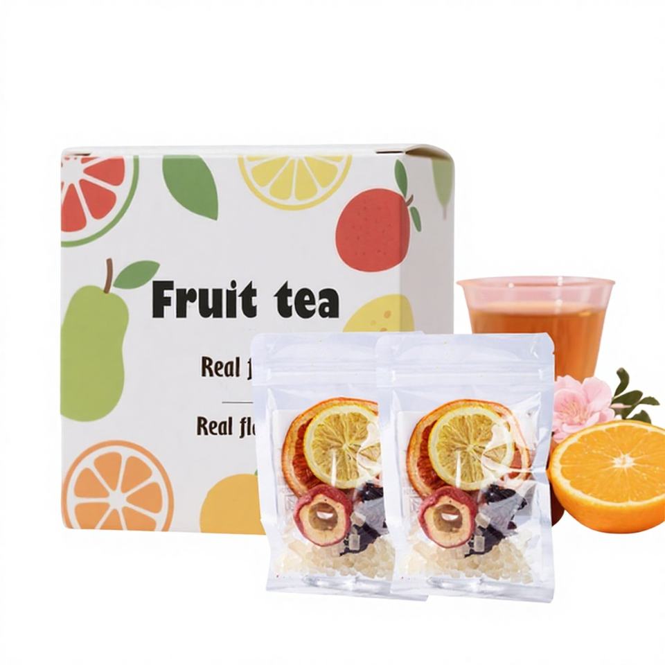 AGOLYN 100% Natural Raw Blended Dried Fruit Health Tea for Individual Packed Slimming Mixed Flavored Tea