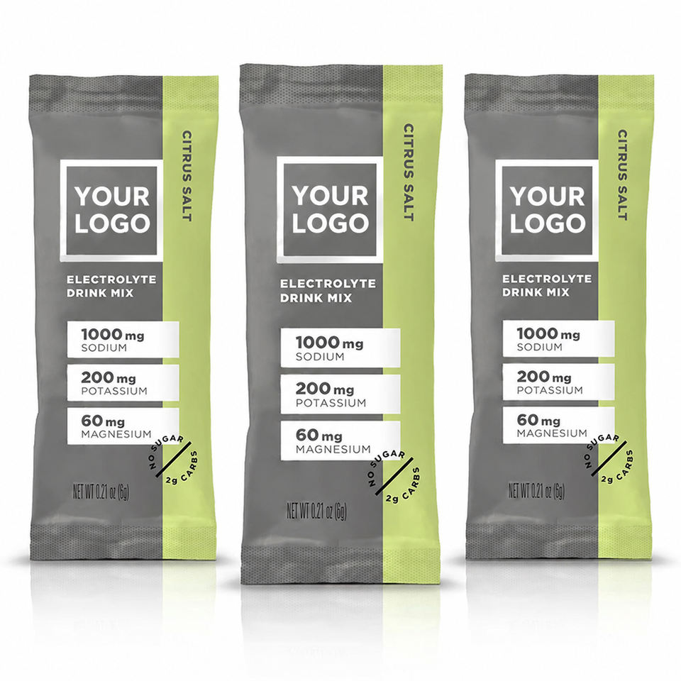 Hot Sale Custom Flavors Electrolyte Powder Sachets Sodium Potassium Magnesium 1000mg Hydration Mix Sugar Free Keto Support Drink