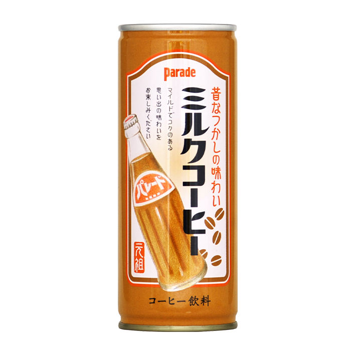 Instant Parade Milk Coffee Japanese Canned Healthy Energy Soft Drink Private Label