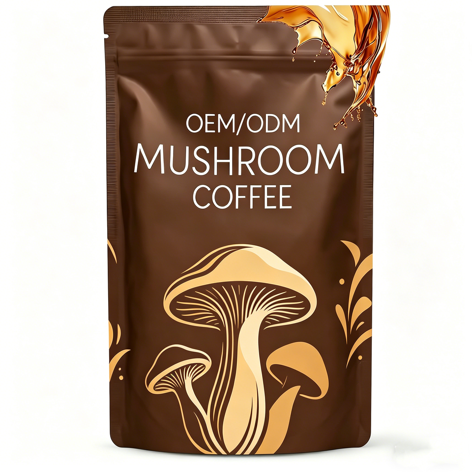 Lions Mane Mushroom Coffee Powder Chaga Reishi Extract Brain Focus Memory Immune Booster Low Sugar Healthy Adult Drink