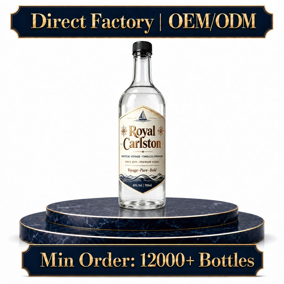 Multiple Distilled Vodka OEM Service Premium Grain Spirit 700ml Plastic Bottle Smooth Extra Pure Alcohol Supplier