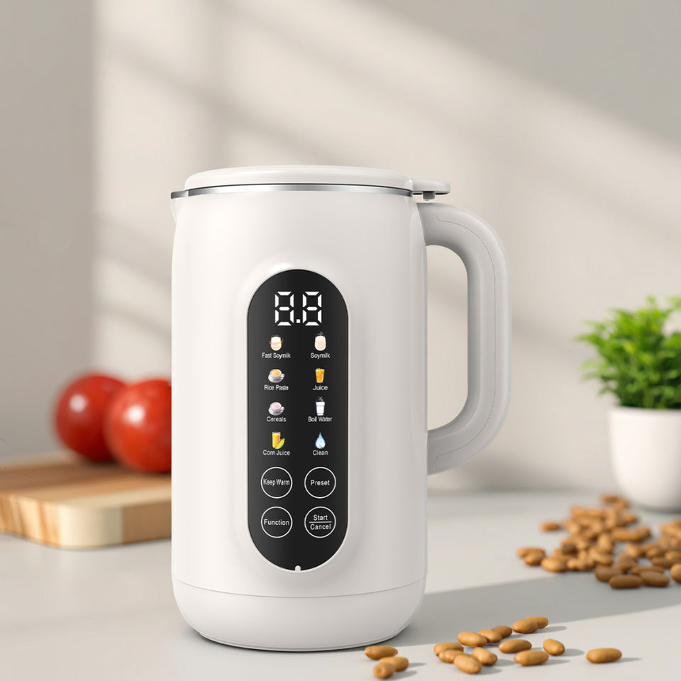 Multi-functional Homemade Nut Milk Maker Auto-Clean Low Noise Soy Milk Blender Color Screen Touch Control Soy Milk Maker
