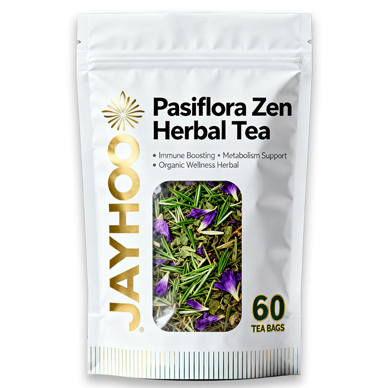 Premium Organic Passiflora Tea Bags | Natural Sleep Aid & Calming Tea for Anxiety & Stress | Herbal Infusion in Box