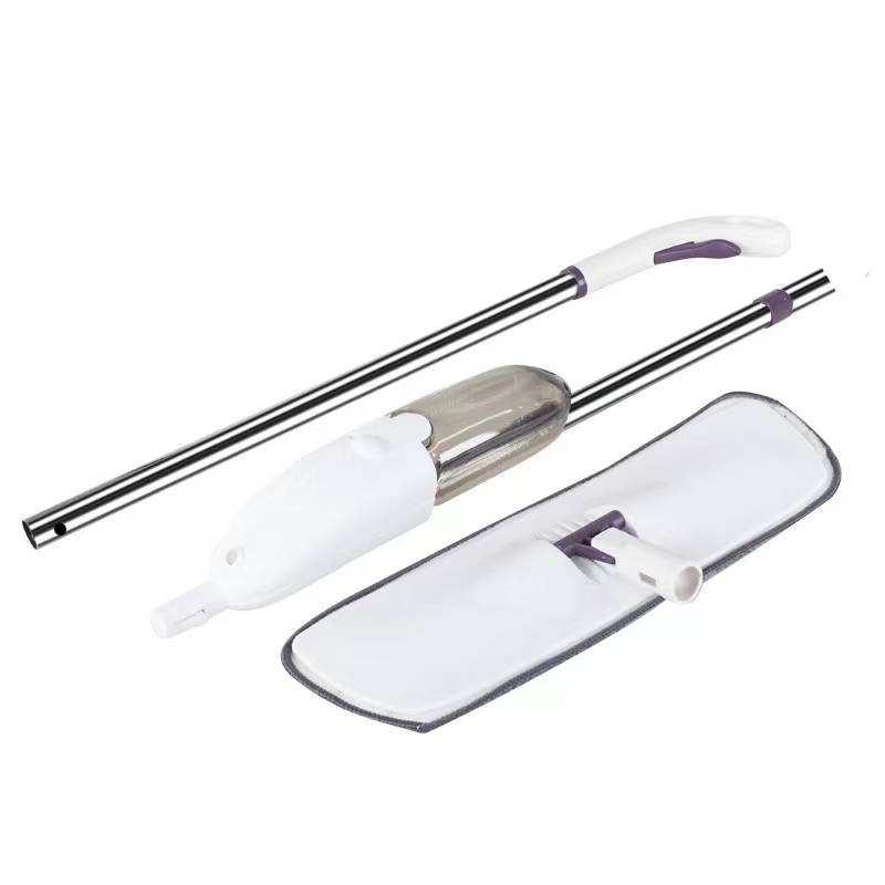 Household Hand Free Rotatable 360 Degree Handle Steel Pole Refillable Kitchen Room Mop Head Shape Water Spray Mop for Cleaning