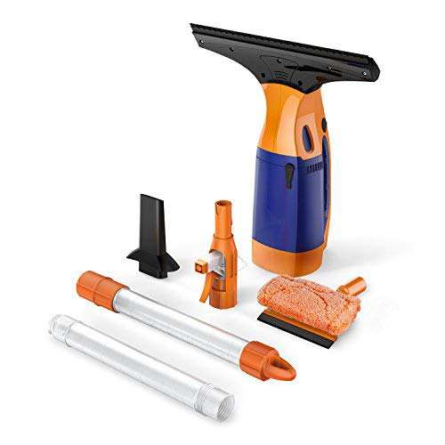 Small Hand-held Cordless Electric Wet/Dry Window Vacuum Cleaner for Carpet Car RV Hotel & Outdoor Use with Long Runtime