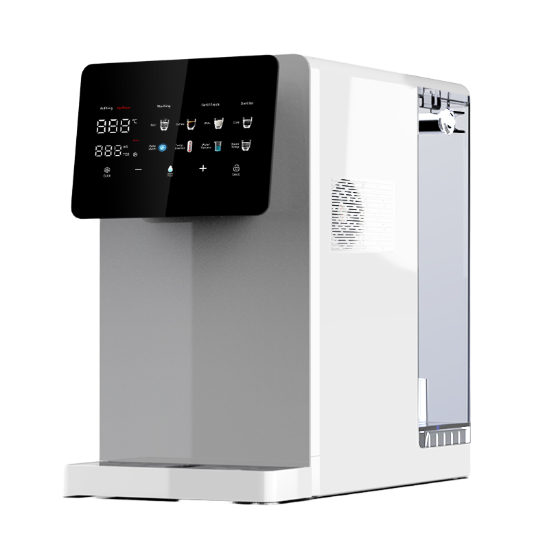 New Electric Desktop Hot and Cold Reverse Osmosis Water Purifier System with TDS Display UV Lamp Household & Hotel Use