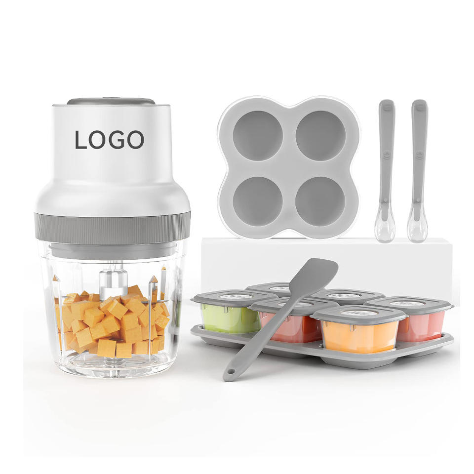 13 in 1 Baby Food Processor Grinder Chopper Set with Baby Food Containers Multifunction Food Chopper