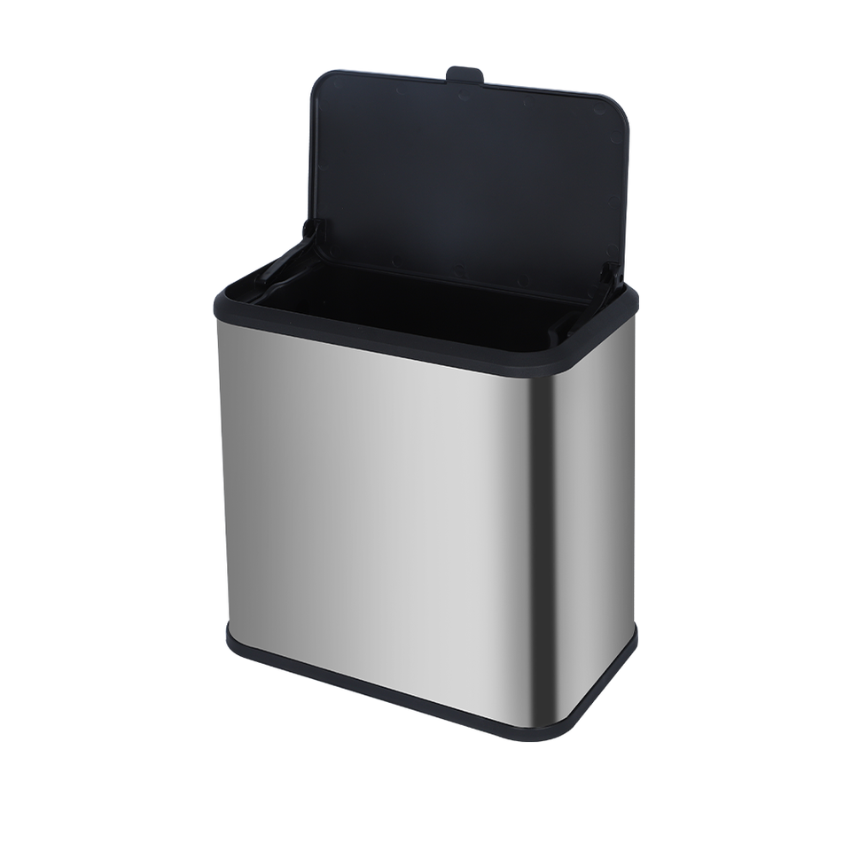 Garbage Collection Rust-Proof Space-Saving Compost Bin Stainless Wall Mounted Trash Can With With Removable Inner Bucket