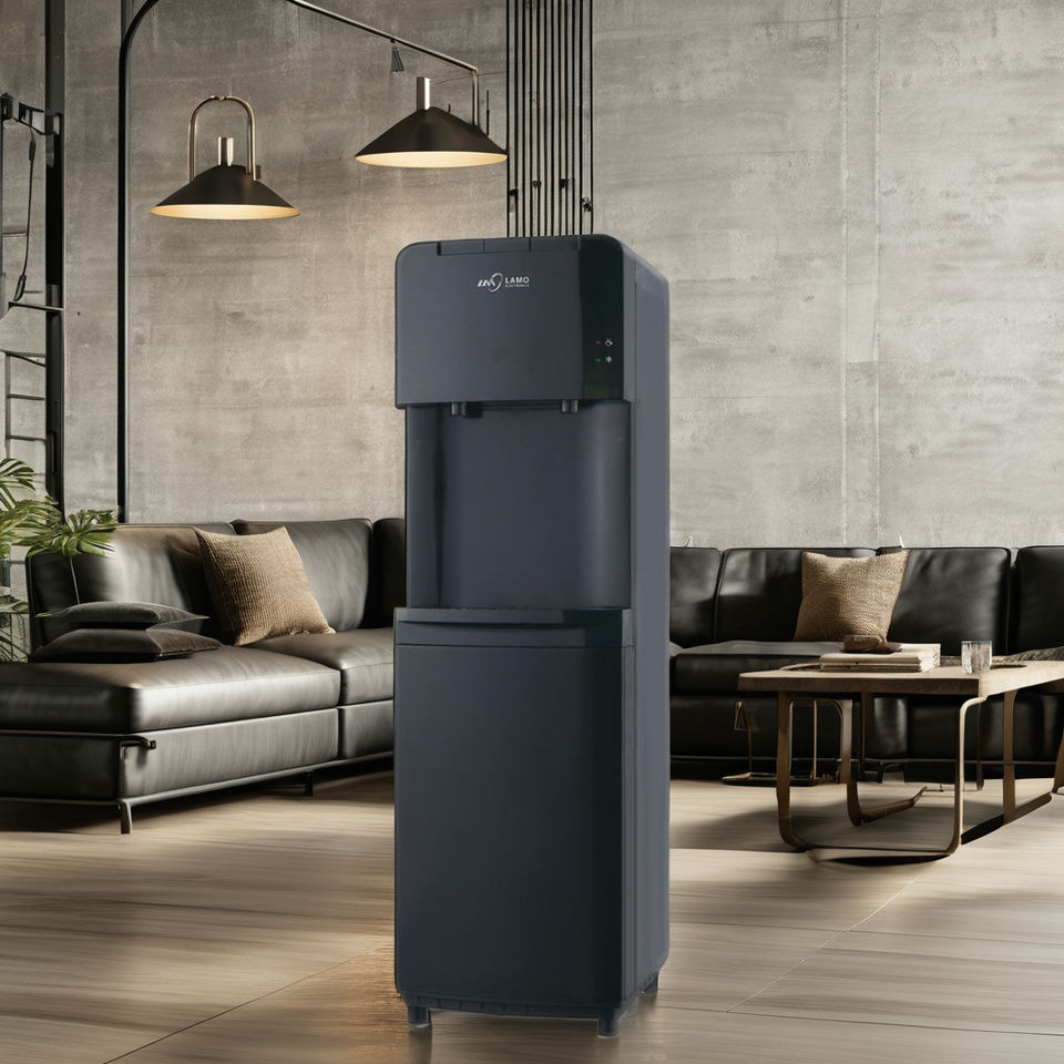 Electric 1119 Water Dispenser High Water Flow Hot Cold Water System Household Hotel -Stand Installation Plastic Housing Top