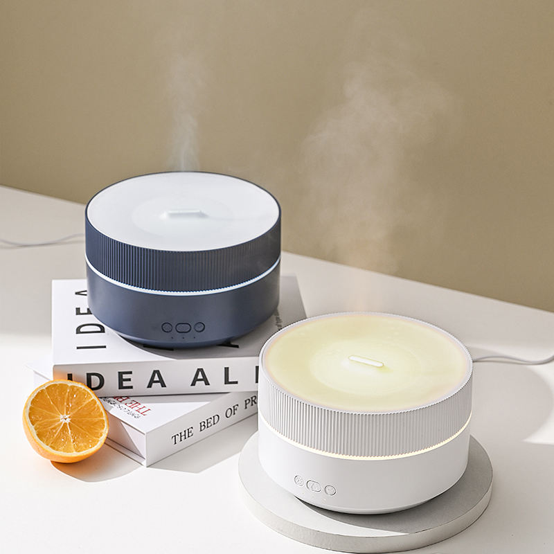Hot Sale 500ml Ultrasonic Cool Mist Air Humidifier Colorful LED Light Aroma Diffuser Music Essential Oil Speaker Household Use