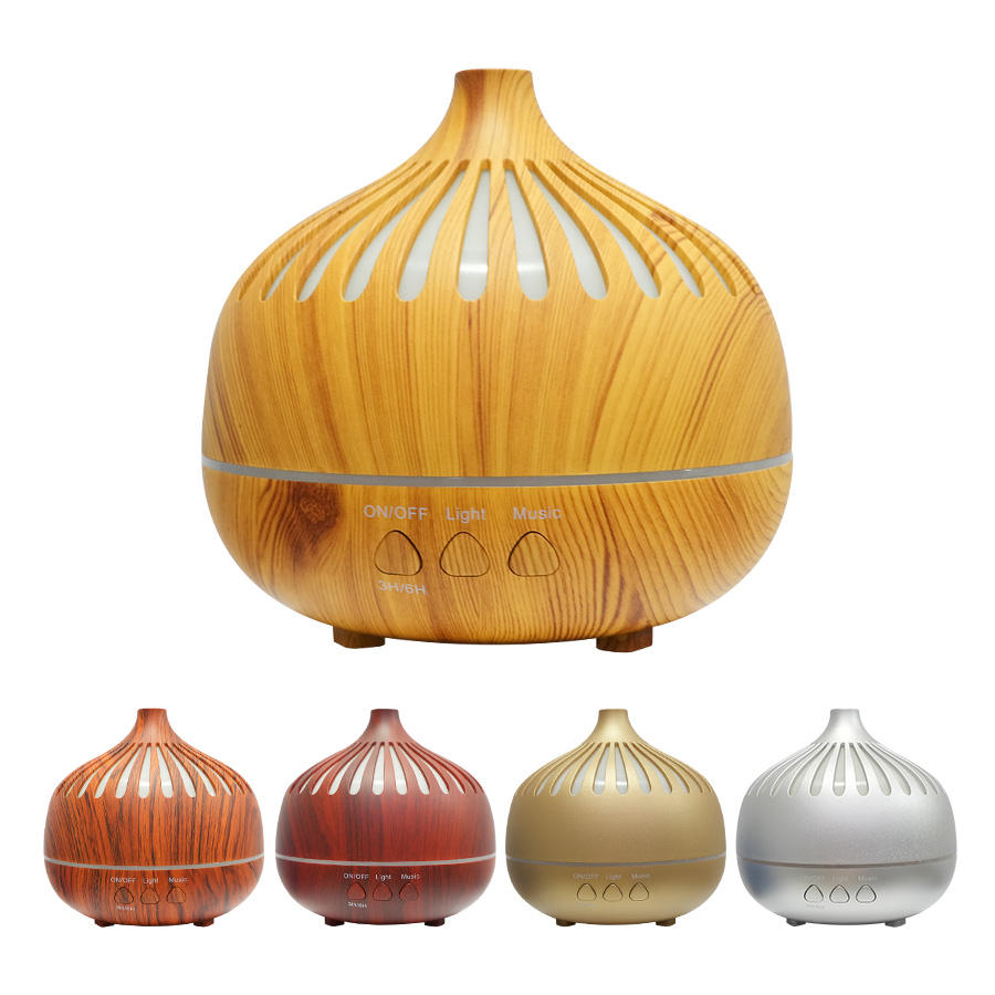 Factory Custom 250ml Ultrasonic Humidifier Aroma Diffuser USB Timer 3 LED Light Auto Shut Off for Bedroom Office FCC CE ROHS