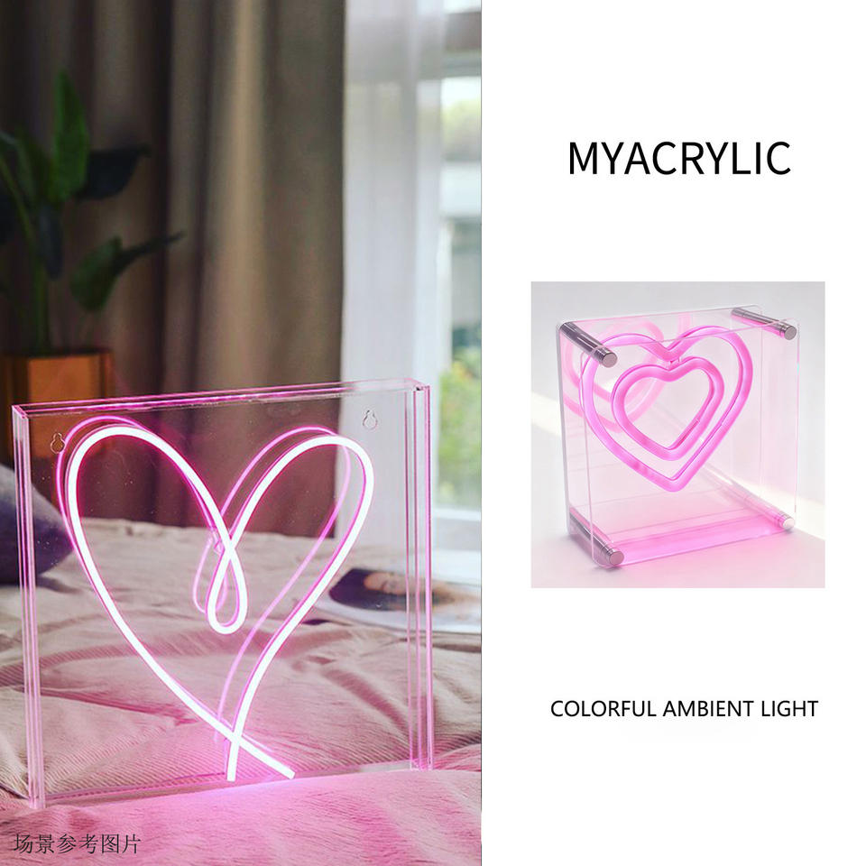 Customized Lighting - Colorful Ambiance Lights, Star-shaped, Acrylic LED Creative Desk Lamp, Night Light