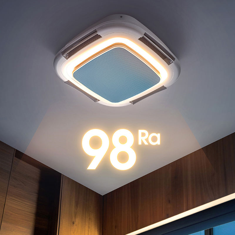 HSG Model 7023 Newest Smart Ceiling Fan with Light Bedroom Fan Light Bladeless Ceiling Fan Light