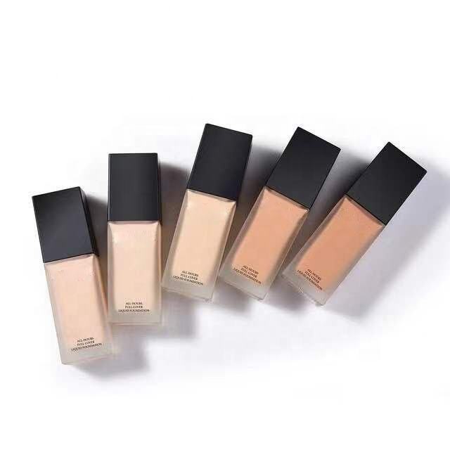 12 Hours Long Lasting Foundation  Natural Skin Flawless Foundation Full Coverage Waterproof  Dark Foundation No logo