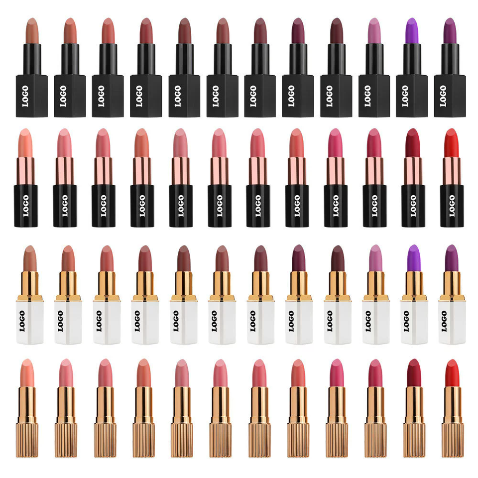 Wholesale Waterproof Long-Lasting Matte Lipstick Customizable  for Makeup Shiny Custom Labeling Matte Lipstick