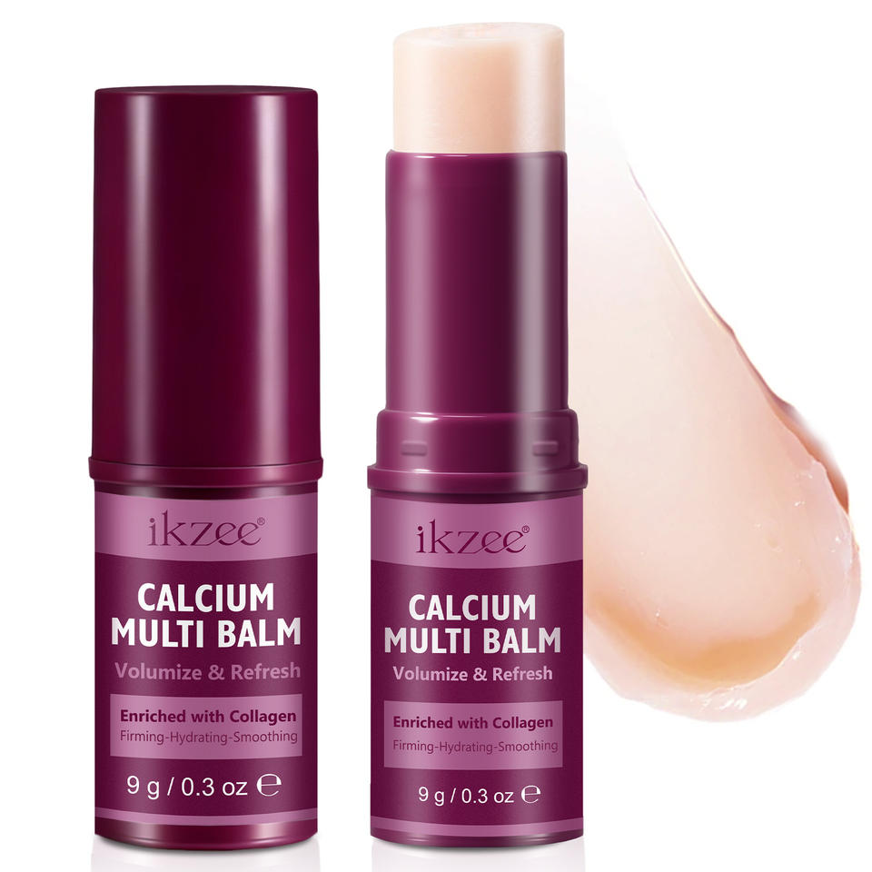 IKZEE Facial Skin Care Balm Stick Anti Wrinkle Moisturizing Hydrating Firming Skin Volumizing Calcium Multi Balm Stick for Face