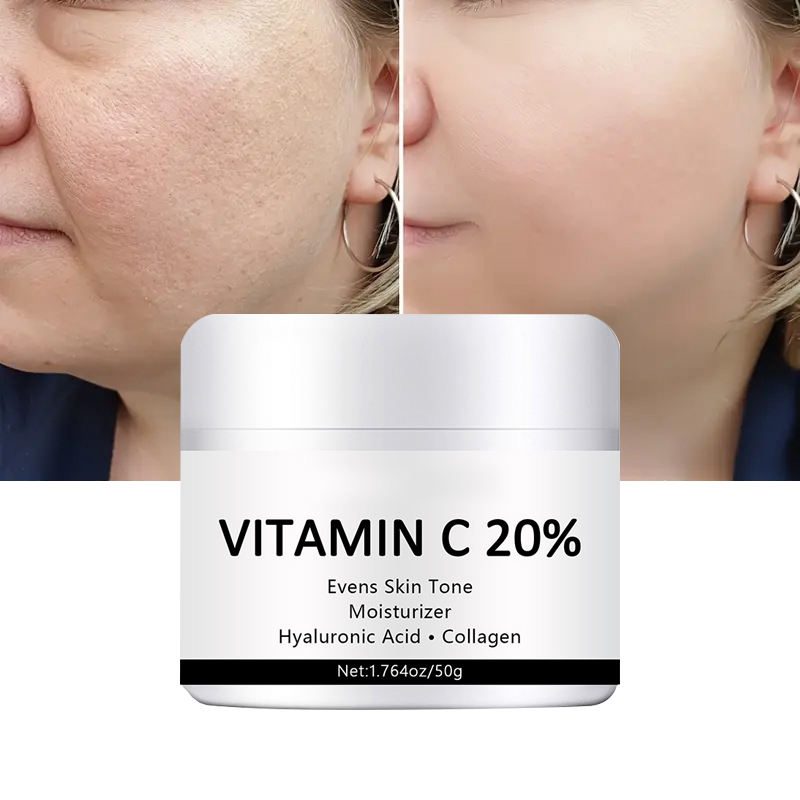 Wholesale 50g Face Skin Care Moisturizing Evens Skin Tone Anti Aging Vitamin C Cream