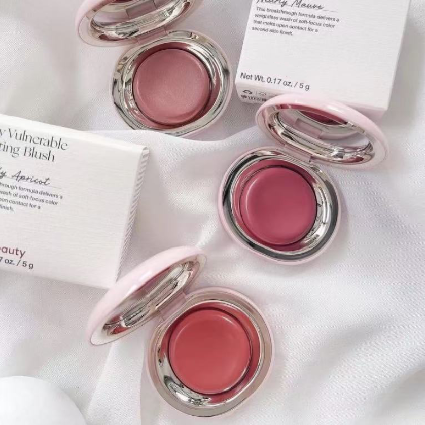 High Quality Custom Logo Mineral Rare Cream Beauty Blusher Makeup Natural Cheek Foundation All Skin Tones Waterproof