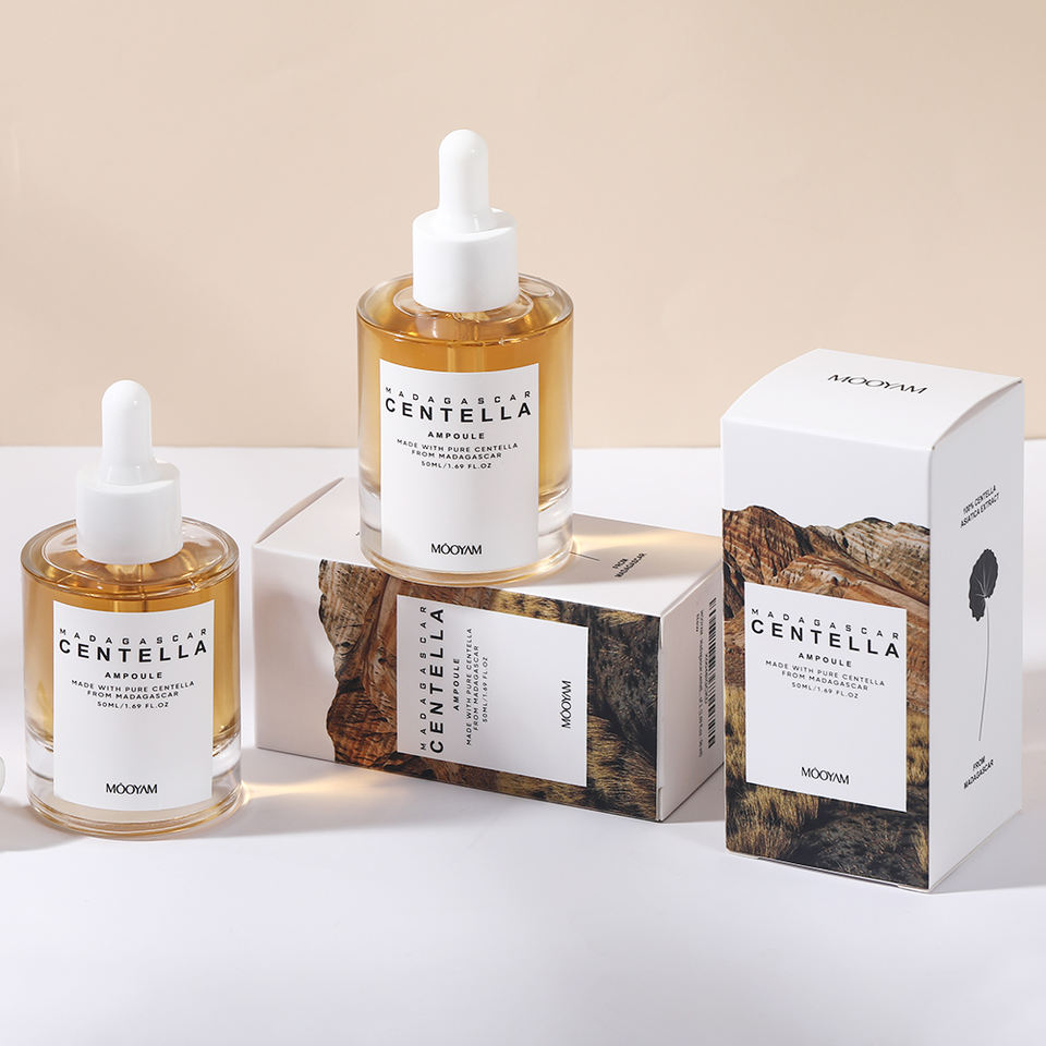 Korean Facial Essence Serum Natural Centella Serum Repair Anti Acne Soothing Sensitive Skin Care  Wholesale Private Label