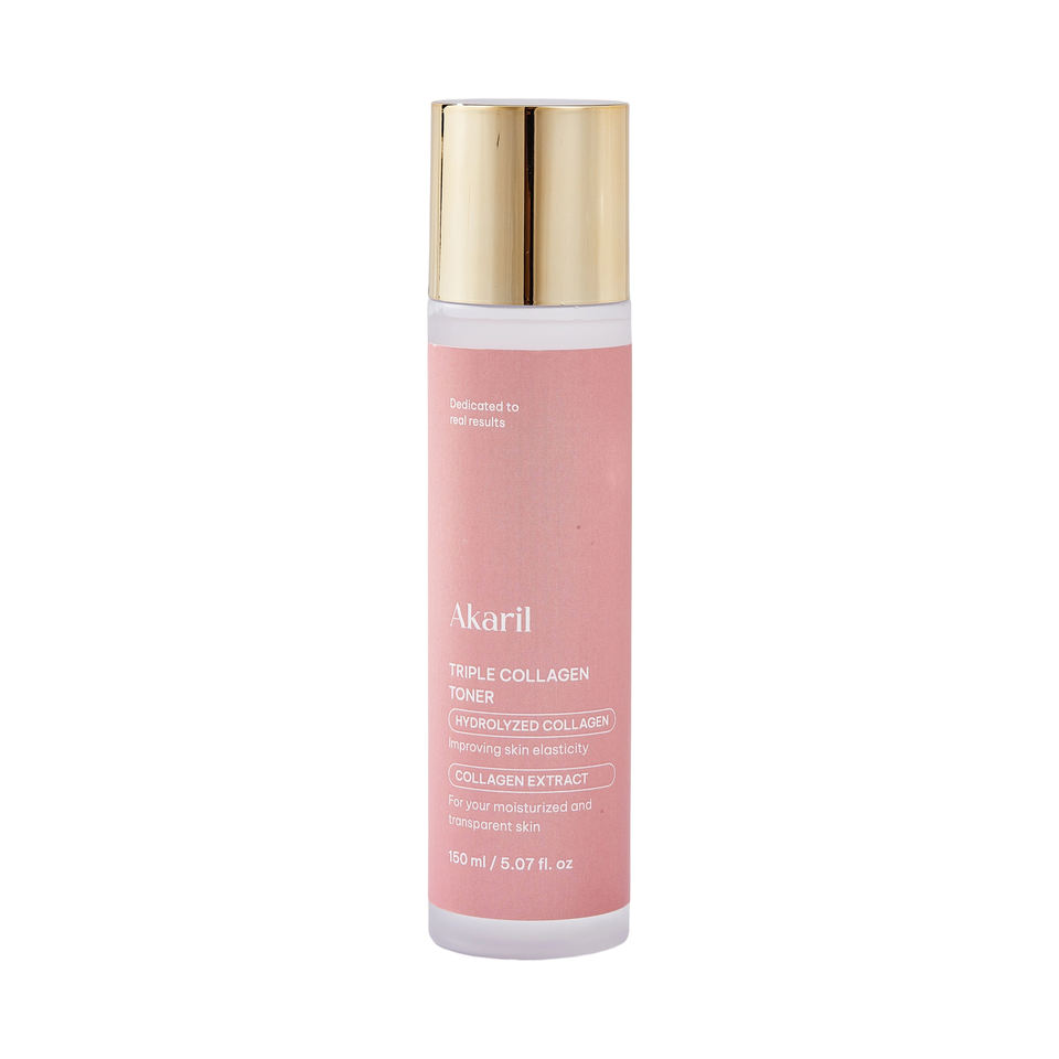 150ml Professional Strength Triple Collagen Liquid Toner Enhance Suppleness Smoothing Luxury Skin Care Product Facial Toner