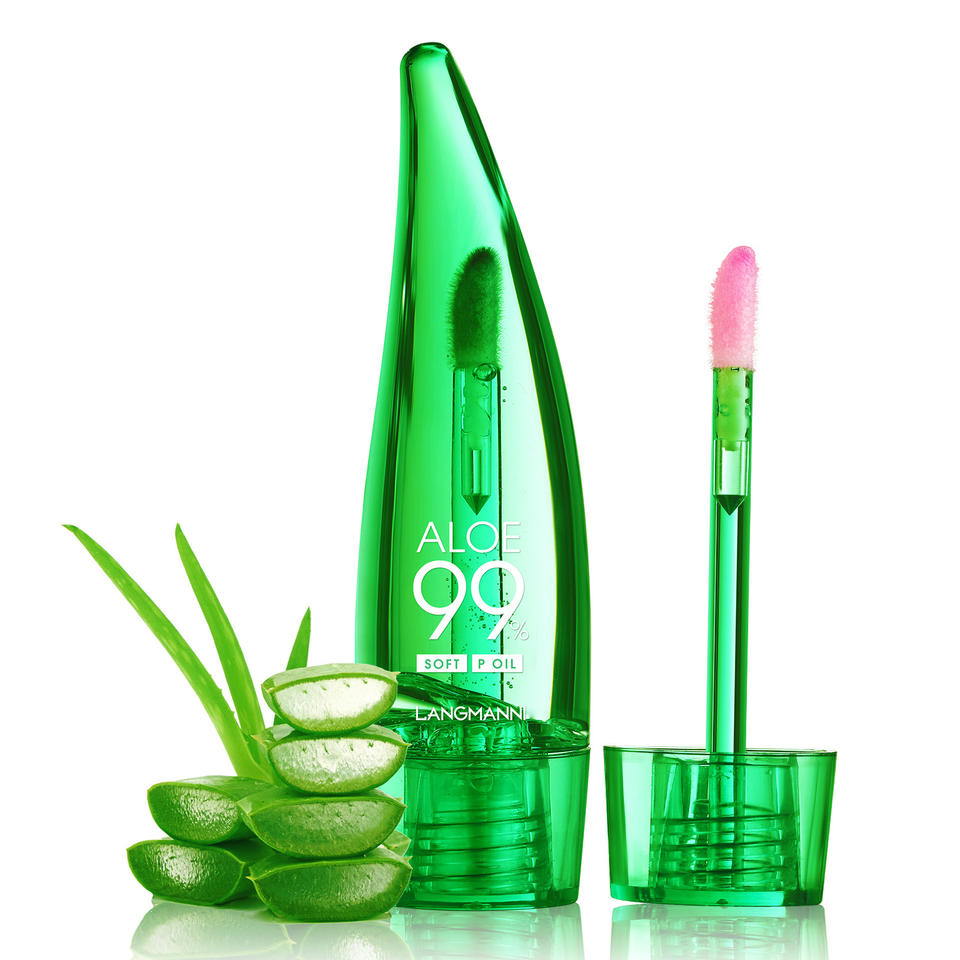 Wholesale Custom 99% Aloe Vera Vegan Long Lasting Waterproof Lip Gloss Moisturizing Aloe Vera Lip Oil for Women Warm Color