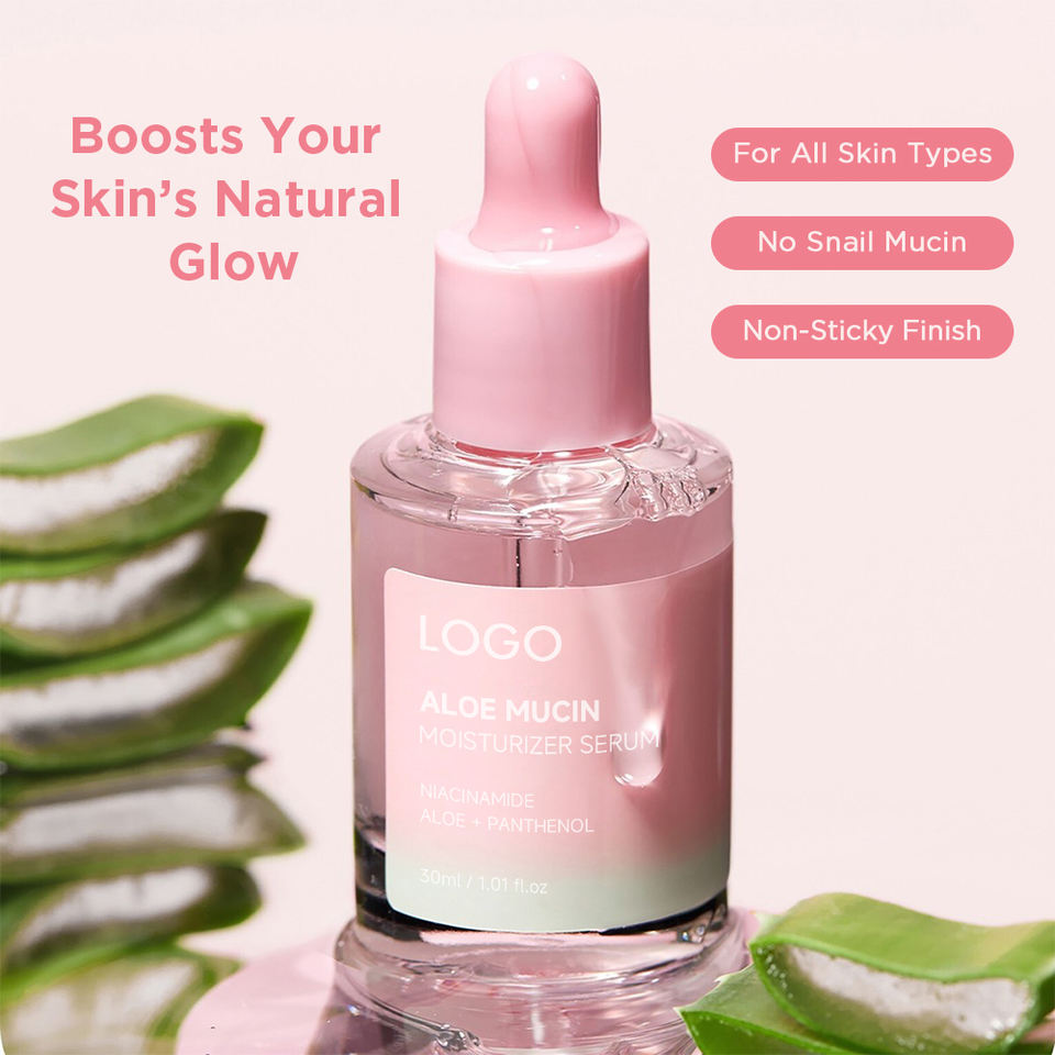 Formulation-Driven Face Serum Manufacturing Niacinamide Glowing Improve Uneven Skin Tone Aloe Mucin Moisturizer Serum