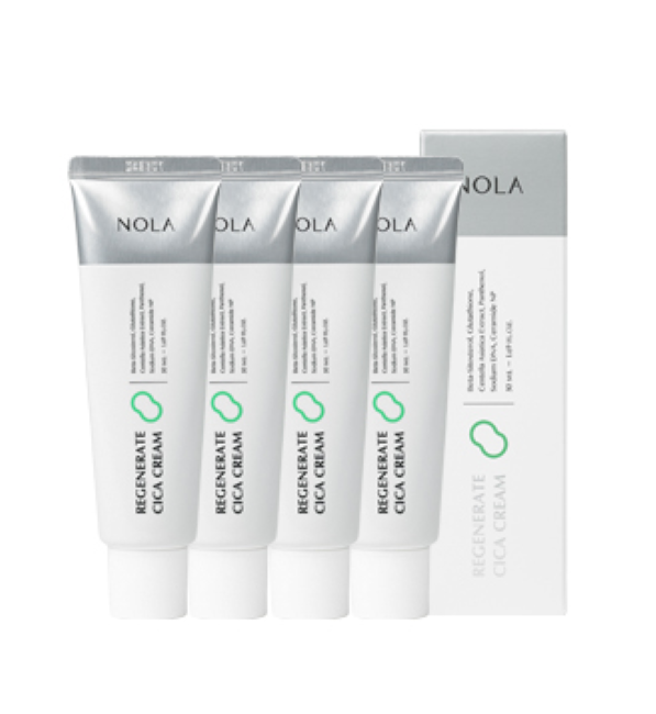 NOLA Korean Skin Care Cream 50ml Niacinamide & CICA Moisturizer for Face Body Barrier Strengthening Soothing Acne Skin Recovery