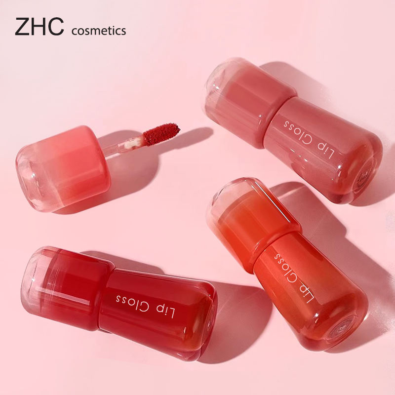 CC36544 High Quality Jelly Tint LipGLOSS Tint Private Label Fruit Natural Lip Balm Non Sticky Soft Texture Cheek Water Lip Tint
