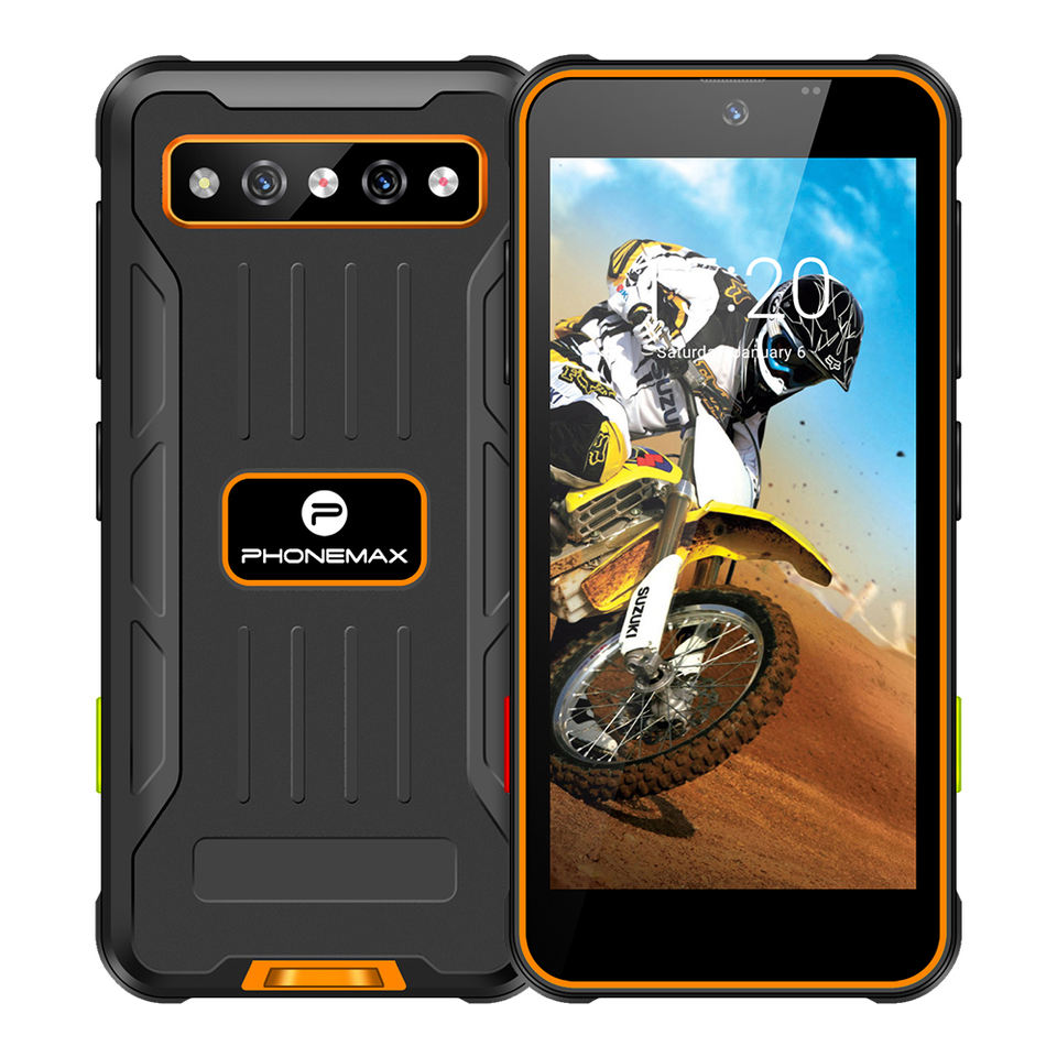 2024 New 4'' Mini Rugged Phone 4+64GB Android 14  Night Vision Smart Phone Mobile Rugged Phones