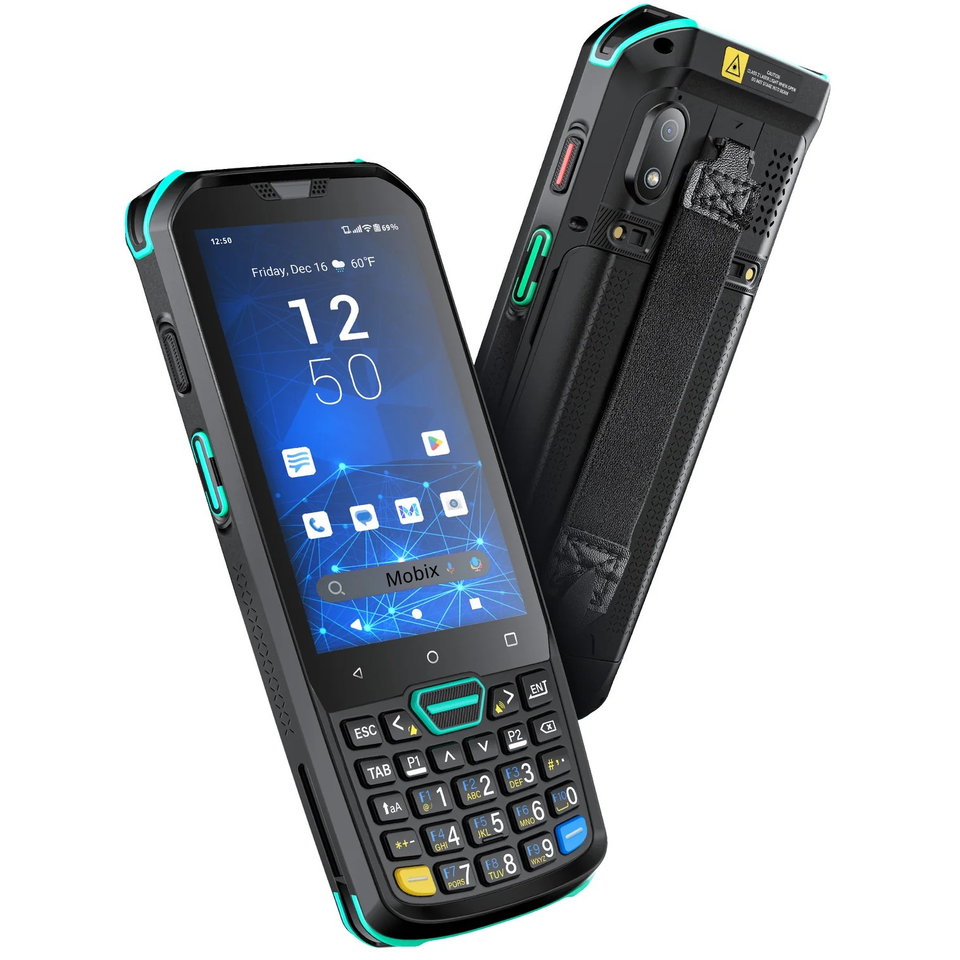 Android 13 Industrial 2.2 GHz NFC 64GB 4 Inch 4G Handheld PDA Smartphone 1D 2D QR Barcodes Inventory Stock