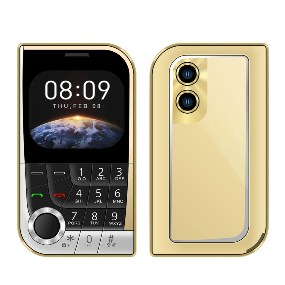 V10 Pocket Size Mobile Phone 2 SIM Standby Speed Dial Magic Voice FM Radio Blacklist MP4 Player Torch 2G GSM Button Cellphones