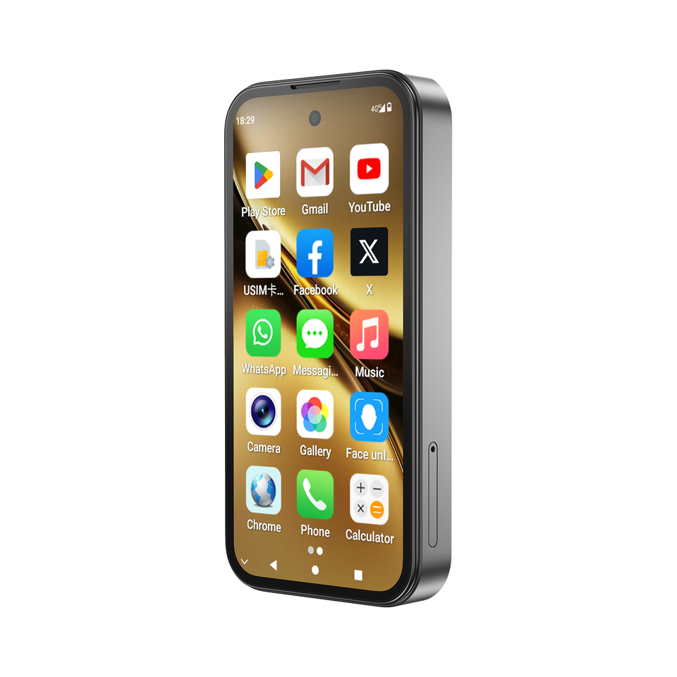 Q333 Small 4G Smartphone Octa 4GB/64 GB Android Smart Small Mobile Phone 3.97 Inch IPS 3G LTE Mini Global Smartphone