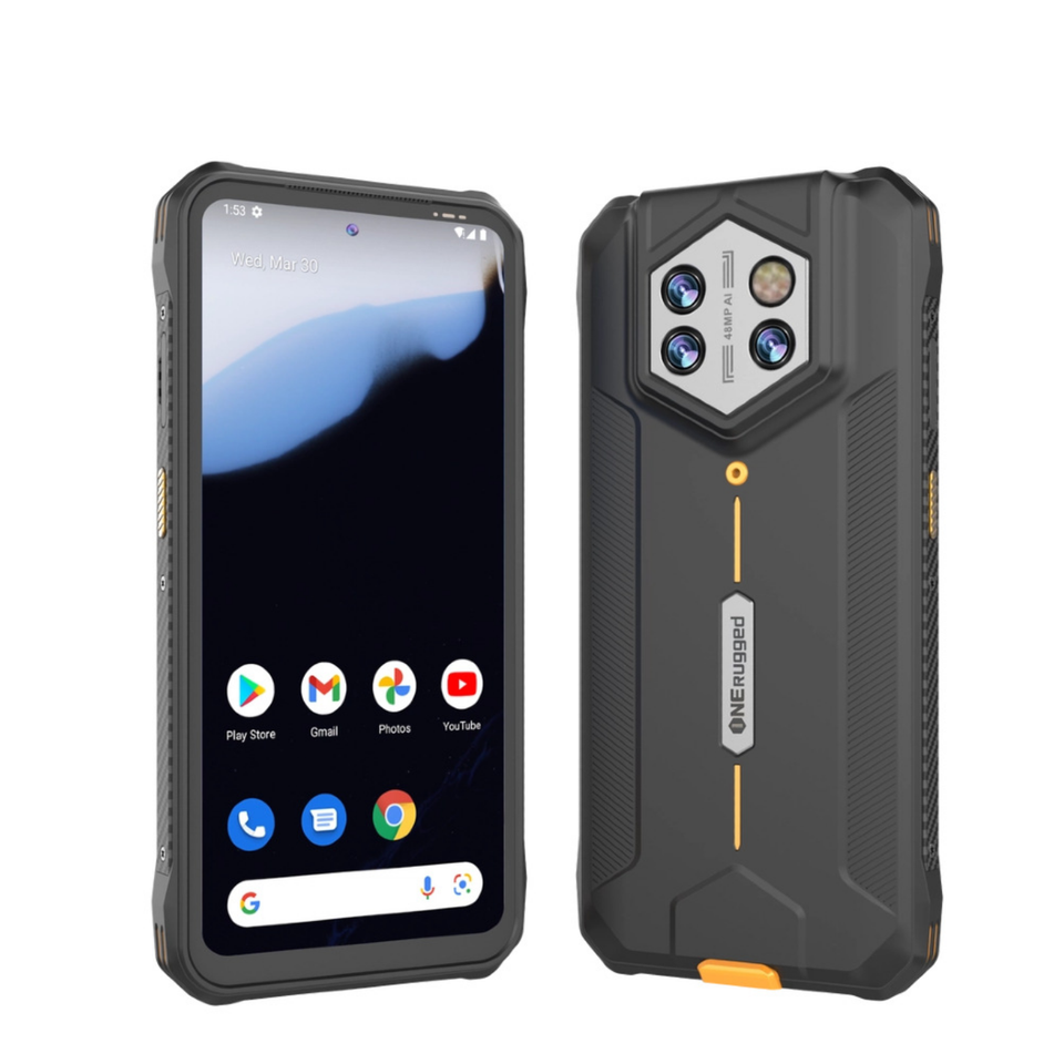 6.56" Android Touchscreen Outdoor Smartphone with Global Frequency Featuring IP68 protection PDA Functions Rugged Mobile Phone