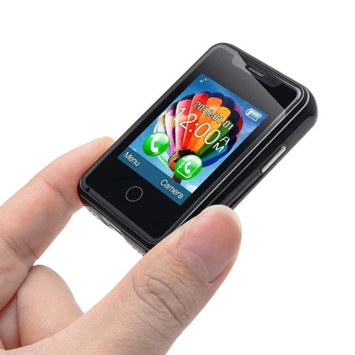1.77 Inch Mini Mobile Phone   8XR 2G GSM Feature Phone Touch Screen MTK6261D 350mAh Supports Multiple Language