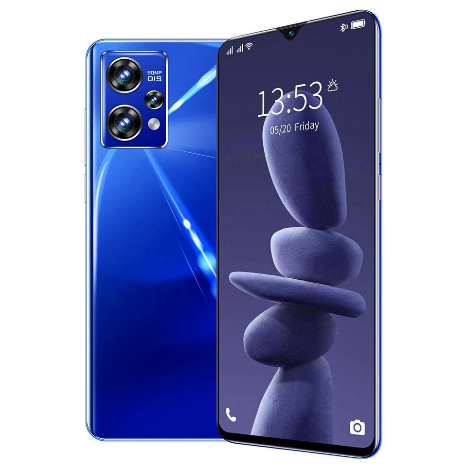 2022 New Cheap China Mobile Phone 6.8 Inch 5G Android 11.0 Big Battery 6800mah HD+IPS 16+512G  Reno7 Pro Smartphone