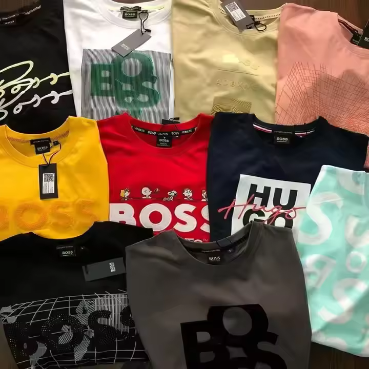 Casual Men's Cotton T-Shirt and Shirt Set in Various Sizes Spring Season Clearance From Bangladesh