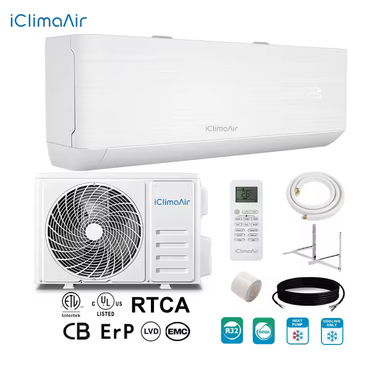 Newest Cooling Heating R32 T1 12000btu 220V 50Hz Household Dc Inverter Split A+++ Wall Mounted Air Conditioner