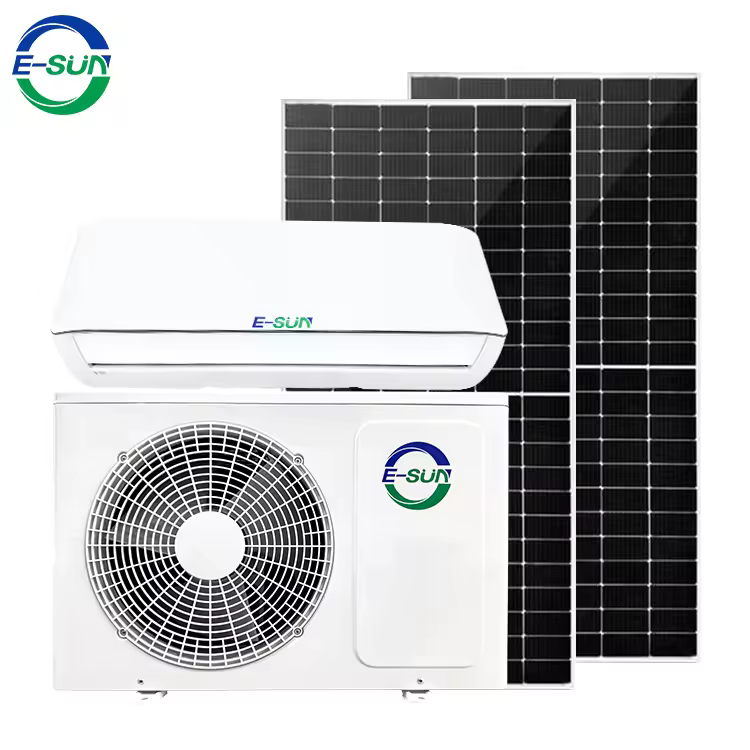 Off-Grid Home Use Pure DC Solar Air Conditioner 12000BTU Ultra Energy Saving