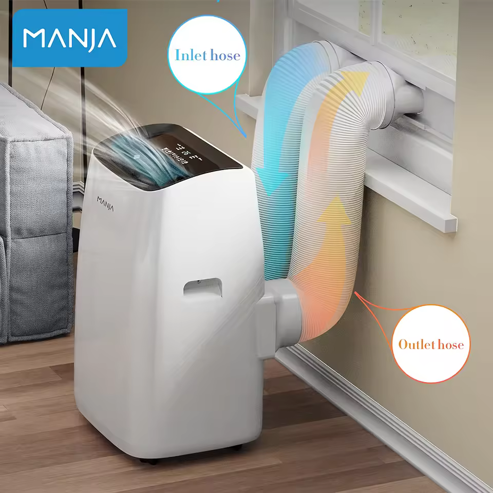 Inverter Portable Aircon Unit Mini AC air Coolers 12000btu Double Hoes&single Hose Portable air Conditioning UVC for Room Home