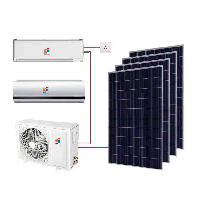 New Energy  Solar Air Conditioner 12000BTU 18000BTU 24000BTU Super Powerful Cooling and Heating