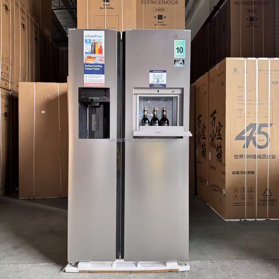 Samsangs Foreign Trade Cross-Border Export Household French Multi-Door Air-Cooled Frost-Free Inverter Silent Energy Refrigerator