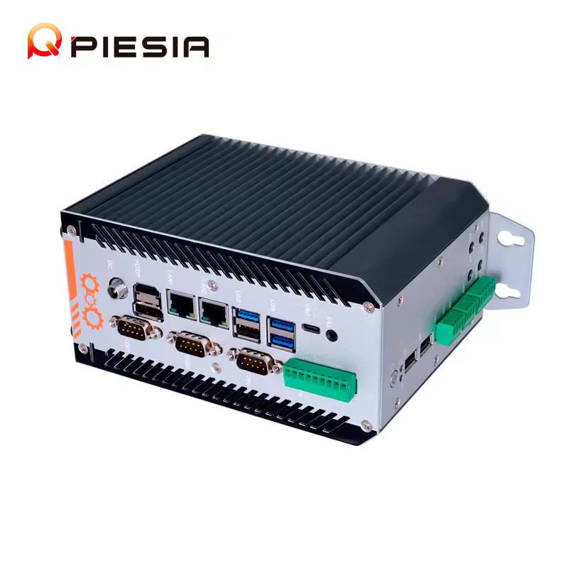 IOT AI Edge Computing PC Box 2 Lan 5Com 12th Gen Core I7 I5 Ultra 7 155H 185H X86 Din Rail Embedded Fanless Industrial Mini Pc