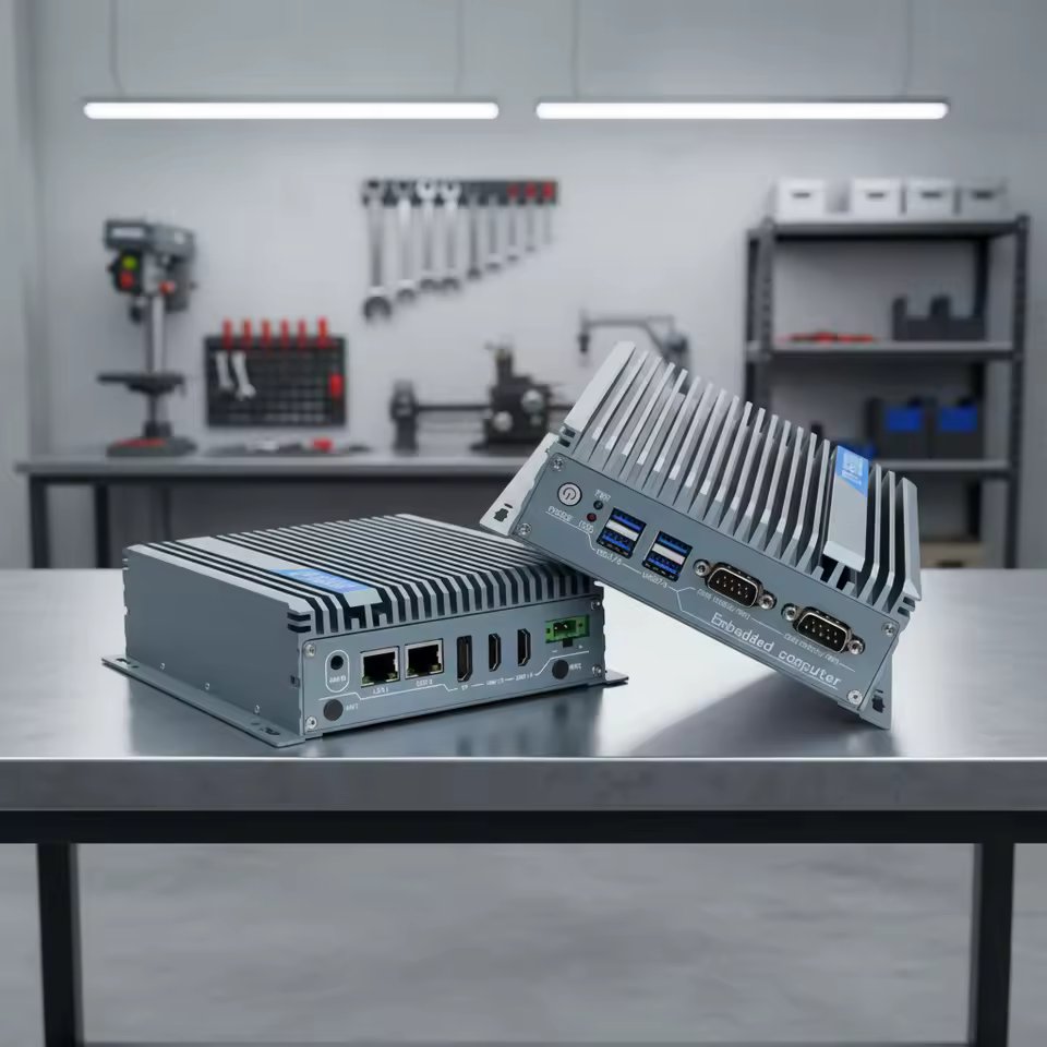 N95/N100/J1900/J6412 Win 10 11/linux Industrial Embedded Fanless Mini Box PC with 2*LAN, 6*USB, 2*COM, 1*HD-MI, 1*VGA